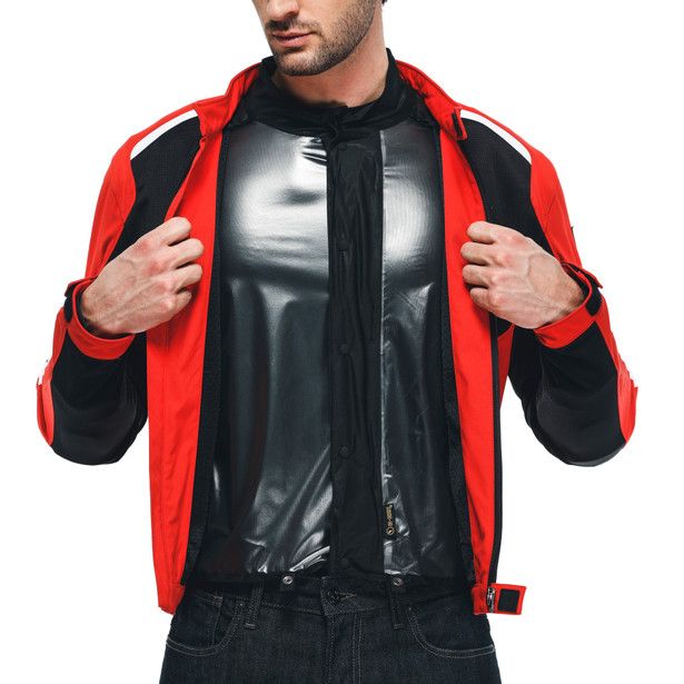 GIACCA ESTIVA DAINESE HYDRAFLUX 2 ROSSO NERO