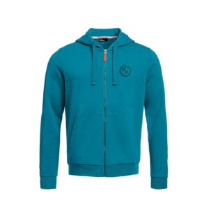 Felpa cappuccio e zip Spirit of GS azzurra