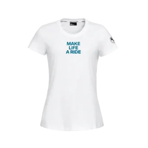T-SHIRT LADY RIDE WHITE