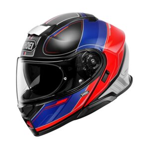 SHOEI NEOTEC 3 SHARPEN ROSSO BLU TC-10