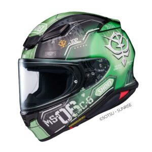 SHOEI NXR2 ZAKU II TC-4 NERO VERDE