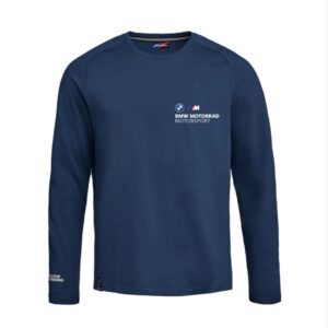 MAGLIA BMW A MANICHE LUNGHE MOTORSPORT BLU