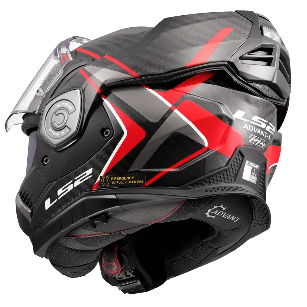 CASCO LS2 ADVANT-X CARBON FUTURE II RED