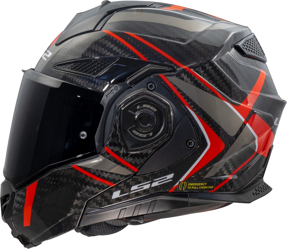 CASCO LS2 ADVANT-X CARBON FUTURE II RED