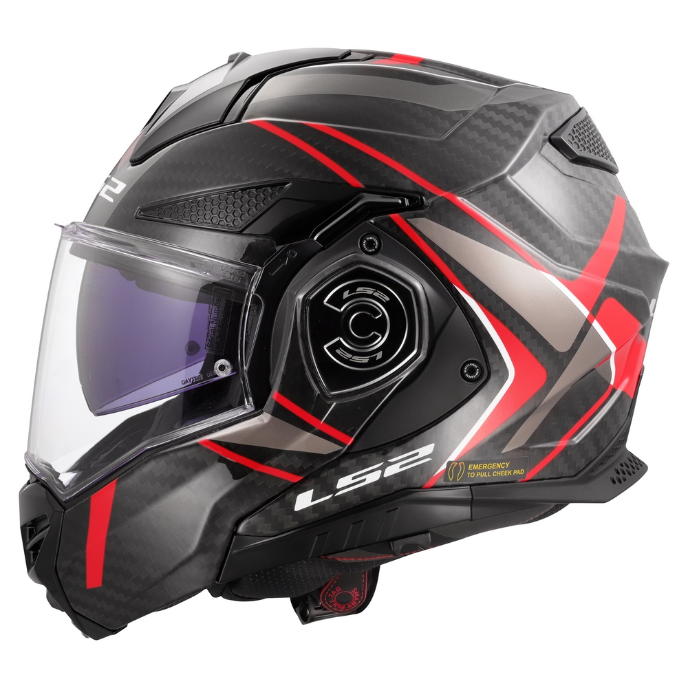 CASCO LS2 ADVANT-X CARBON FUTURE II RED