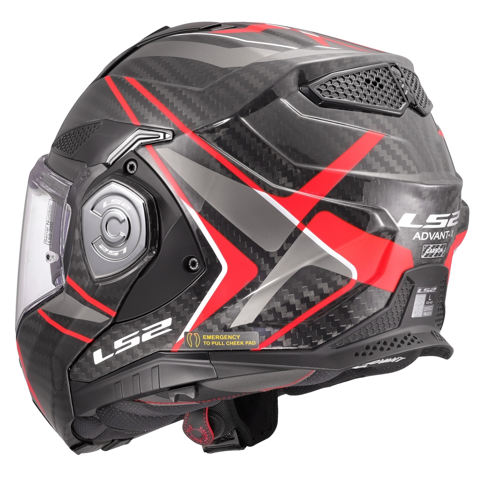 CASCO LS2 ADVANT-X CARBON FUTURE II RED