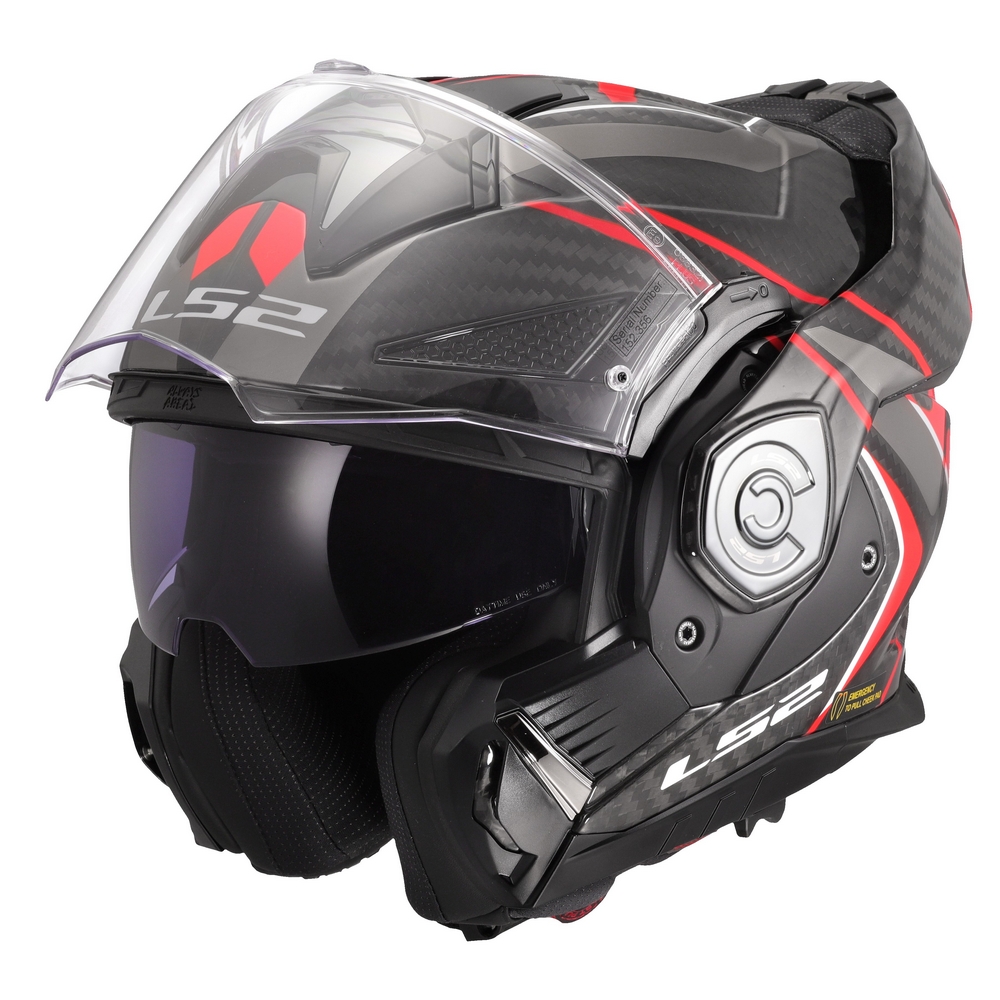 CASCO LS2 ADVANT-X CARBON FUTURE II RED