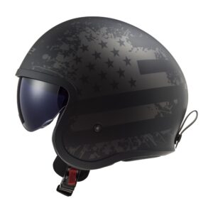 LS2 SPITFIRE BLACK FLAG
